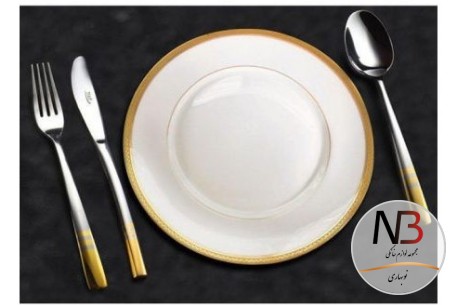عکس محصول - سرویس-قاشق-و-چنگال-86-پارچه-ناب-استیل-مدل-فلورانس-دورطلا