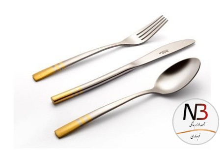 عکس محصول - سرویس-قاشق-و-چنگال-86-پارچه-ناب-استیل-مدل-فلورانس-دورطلا