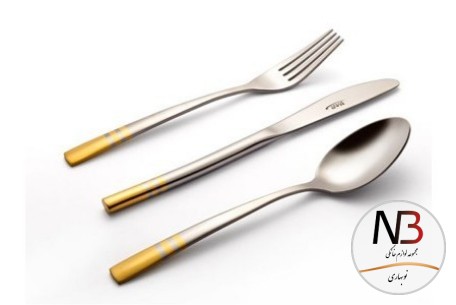 عکس محصول - سرویس-قاشق-و-چنگال-86-پارچه-ناب-استیل-مدل-فلورانس-دورطلا
