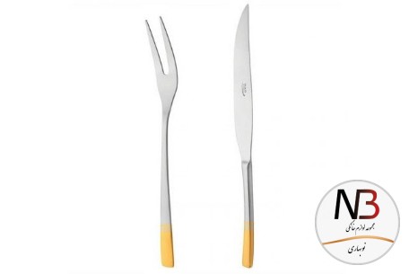 عکس محصول - سرویس-قاشق-و-چنگال-86-پارچه-ناب-استیل-مدل-فلورانس-دورطلا