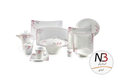 سرویس-97پارچه-12نفره-بهاران-وینچی-الیسه-زرین