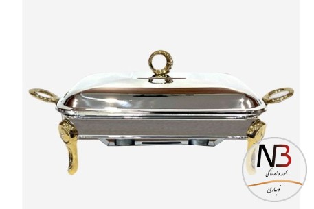 سوفله-مستطیل-بزرگ-نگین-دار-طلایی-یونیک-مدل-3906