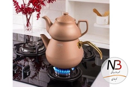 عکس محصول - ست-کتری-و-قوری-دسته-طلایی-تمام-گرانیت-ریور