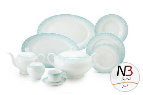 سرویس-102پارچه-18نفره-ساکورا-آبی-زرین