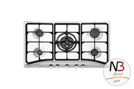 اجاق-گاز-5-شعله-استیل-توکار-ایلیا-استیل-مدل-s501