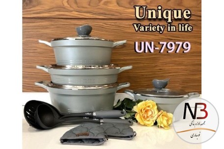 سرویس-قابلمه-11-پارچه-کلاسیک-گرانیتی-یونیک-کد-7979