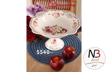میوه-خوری-سفید-گلدار-کد-5540-هوم-کینگ
