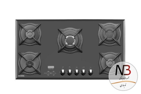اجاق-گاز-ایلیا-استیل-شیشه-ایی-مدل-iliasteel-g503-d