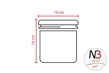 عکس محصول - بانکه-حبوبات-شیشه-ای-300-یونیک-un-1279