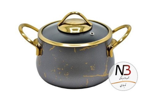 عکس محصول - سرویس-قابلمه-گرانیتی-16پارچه-بی-وی-کی-مدل-ماربل-کد-715516