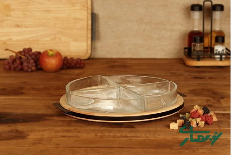 عکس محصول - تخته-سرو-بی-وی-کی-مدل-گرد-چهارخونه-کد-403414