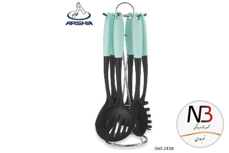 عکس محصول - کف-گیر-ملاقه7پارچه-فیروزه-ای-2418-360-عرشیا-arshia