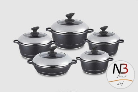 سرویس-قابلمه-10-پارچه-تفلون-یونیک-مدل-un-8724-مشکی-1