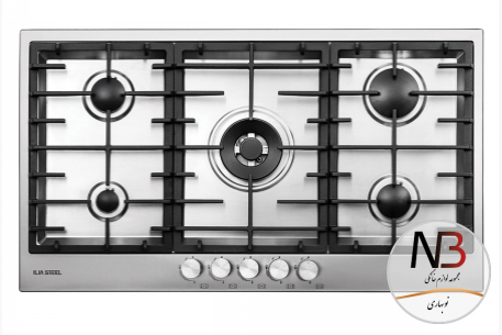 اجاق-گاز-ایلیا-استیل-5-شعله-ایتالیایی-مدل-iliasteel-is-5910-1