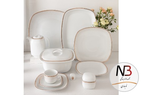 عکس محصول - سرویس-چینی-98-پارچه-زرین-کواترو-مدل-ریوا-طلایی