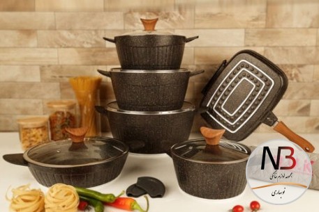 سرویس-قابلمه-گرانیتی-15-پارچه-بی-وی-کی-کد-713515