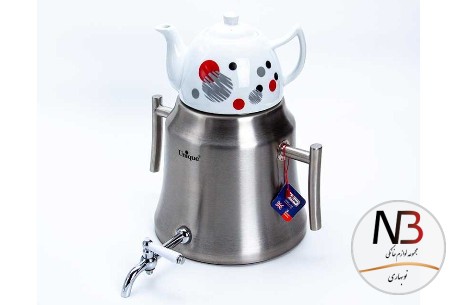 عکس محصول - ست-کتری-استیل-با-قوری-چینی-یونیک-un-7204