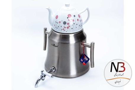 عکس محصول - ست-کتری-استیل-با-قوری-چینی-یونیک-un-7204