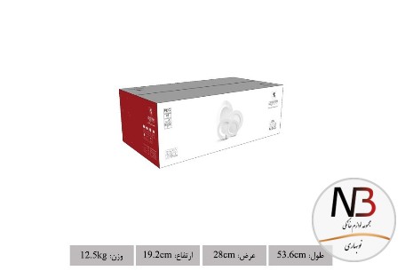 عکس محصول - سرویس-28پارچه-گرد-چینی-سیلور-لاینر-زرین