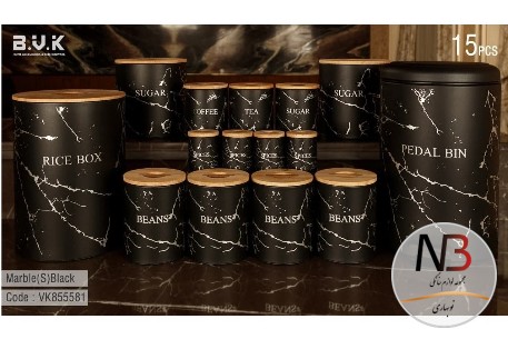 عکس محصول - سرویس-آشپزخانه-15-پارچه-بی-وی-کی-مدل-درب-چوبی-marble