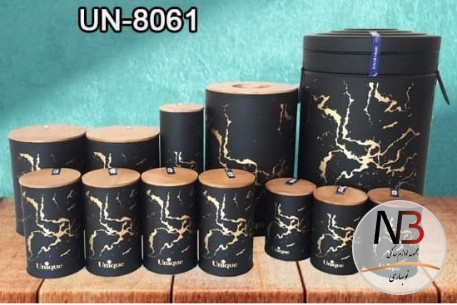 عکس محصول - سرویس-12-پارچه-آشپزخانه-درب-بامبو-طرح-ماربل-یونیک-مدل-un-8059-2
