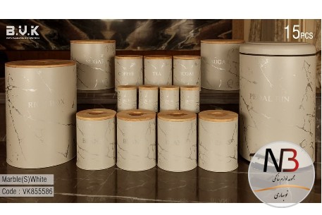 عکس محصول - سرویس-آشپزخانه-15-پارچه-بی-وی-کی-مدل-درب-چوبی-marble