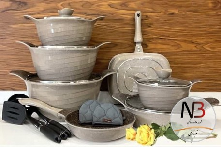 سرویس-قابلمه-16-پارچه-یونیک-مدل-رز-7781