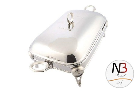 عکس محصول - سوفله-مستطیل-کوچک-نگین-دار-نقره-ای-یونیک-3602
