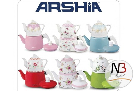 عکس محصول - کتری-لعابی-با-قوری-چینی-2337-145-عرشیا