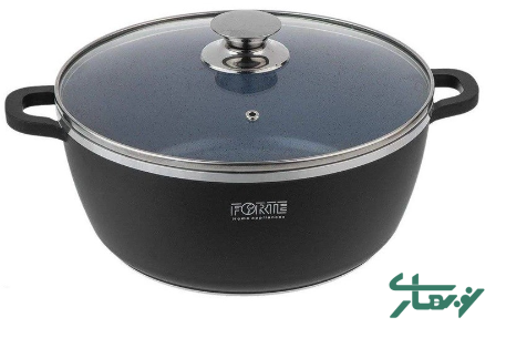 عکس محصول - قابلمه-فورته-28-گرانیت-درب-پیرکس-forte