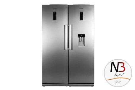 یخچال-فریزر-دوقلو-دیپوینت-مدل-d5i-سیلور
