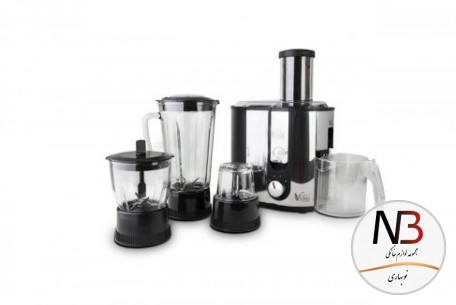 آبمیوه-گیری-4-کاره-استیل-ویداس-مدل-vir-3613