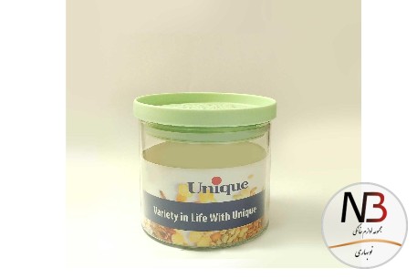 بانکه-ادویه-شیشه-ای-درب-سبز-300-یونیک-un-1237