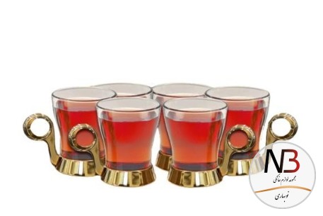 ست-چایخوری-نگین-دار-طلایی-یونیک-مدل-3997