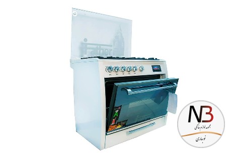 عکس محصول - اجاق-گاز-فردار-5-شعله-آی-فادر-مدل-رویال-تمام-استیل