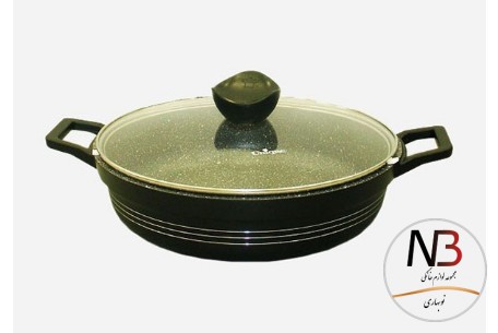 تابه-دو-دسته-کف-گرانیت-یونیک-سایز-28-کد-7815