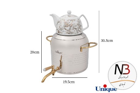 عکس محصول - کتری-و-قوری-یونیک-5-5-لیتری-استیل-un-7278