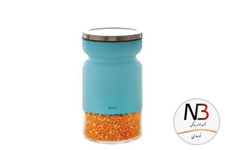 عکس محصول - جای-حبوبات-آبی-سایز-متوسط-کد-2300-باریکو