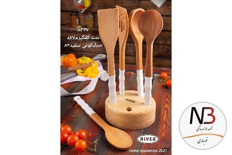 عکس محصول - سرویس-کفگیر-ملاقه-6-پارچه-ریور