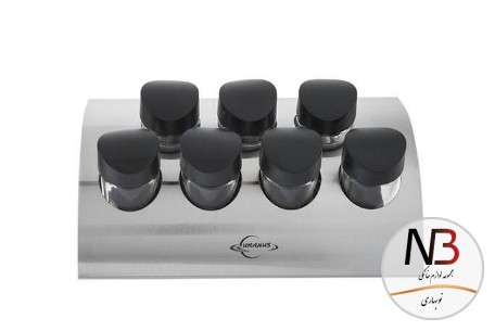 عکس محصول - سرویس-ادویه-8-پارچه-210-استیل-خش-دار-کروم-اورانوس-1