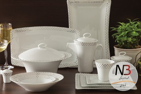 عکس محصول - سرویس-چینی-97-پارچه-زرین-مدل-اسپاتی-پلاتینی-2