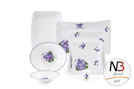 عکس محصول - سرویس-30پارچه-زرین-الیس-یاس-بنفش-زرین