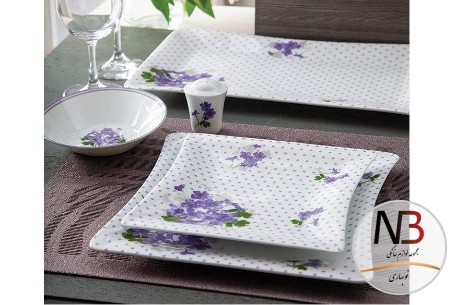 عکس محصول - سرویس-30پارچه-زرین-الیس-یاس-بنفش-زرین